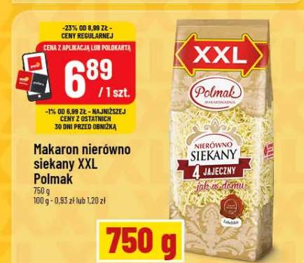 Makaron nierówno siekany XXL