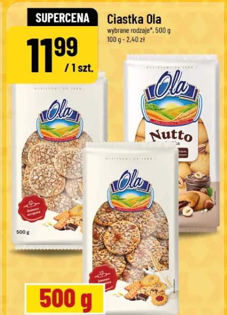 Ciastka wybrane rodzaje