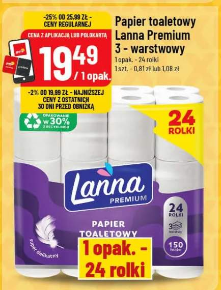 Papier toaletowy 3-warstwowy