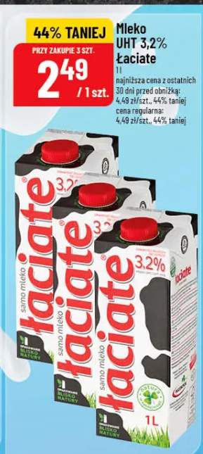 Mleko UHT 3,2% łaciate