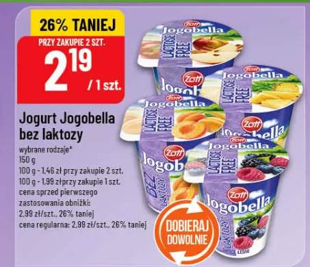 Jogurt Jogobella bez laktozy