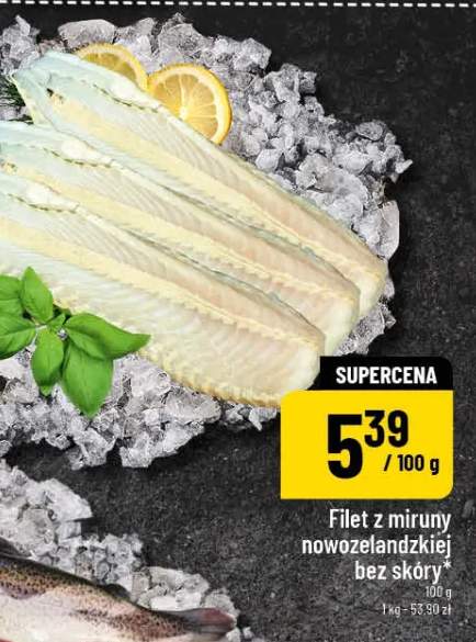 Filet z miruny nowozelandzkiej bez skóry
