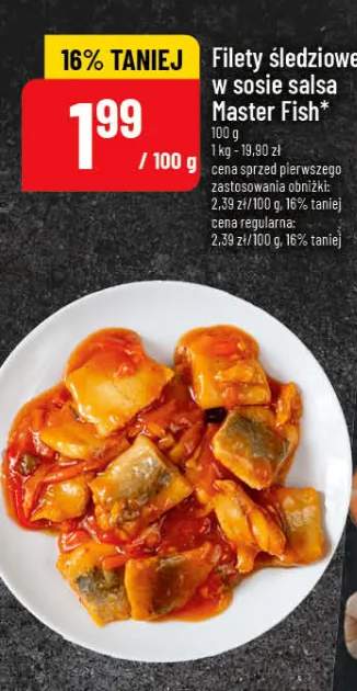 Filety śledziowe w sosie salsa