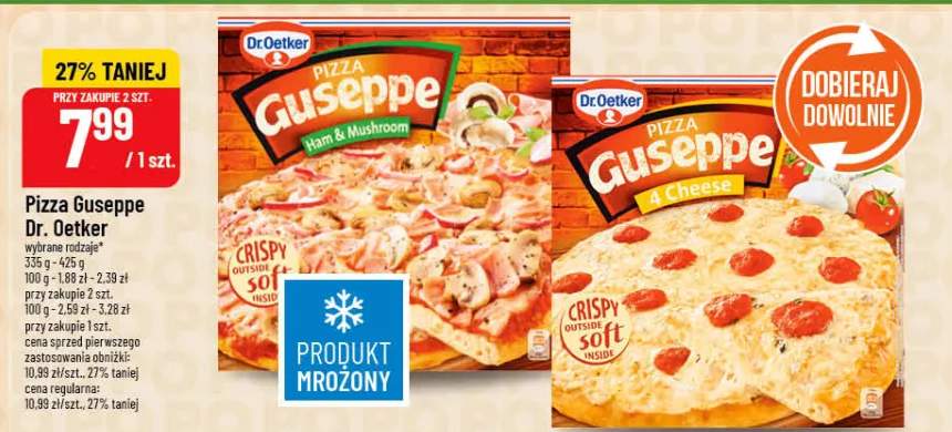 Pizza Guseppe wybrane rodzaje