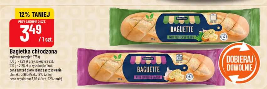 Bagietka chłodzona wybrane rodzaje