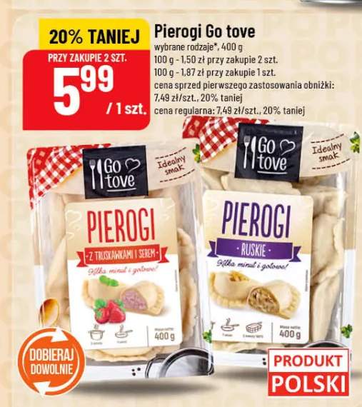 Pierogi Go trove wybrane rodzaje