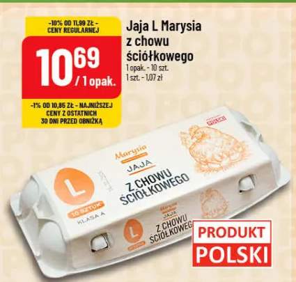 Jaja L Marysia z chowu ściółkowego