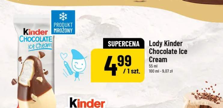 Lody Kinder Chocolate Ice Cream