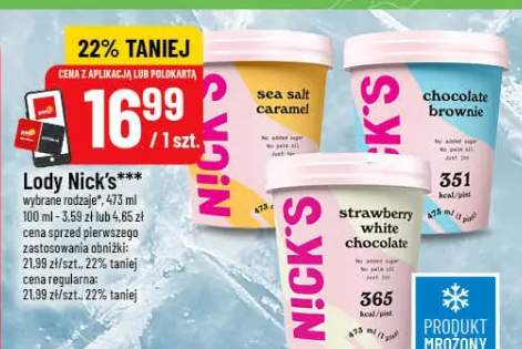 Lody Nick's wybrane rodzaje