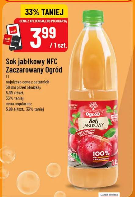 Sok jabłkowy NFC Zaczarowany Ogród