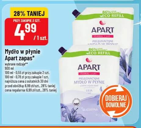 Mydło w płynie zapas