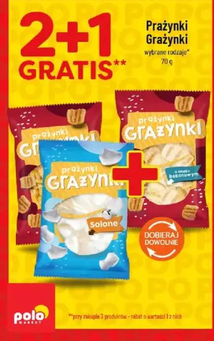 Prażynki grażynki wybrane rodzaje