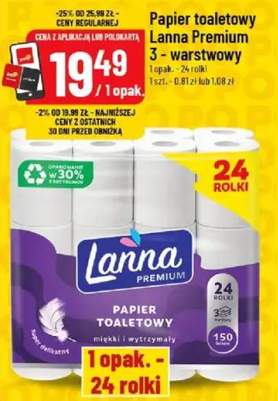 Papier toaletowy 3-warstwowy