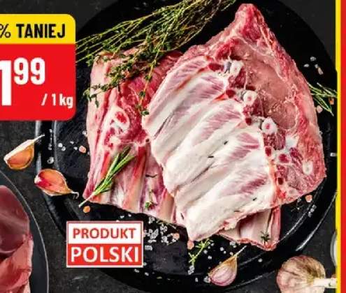 Żeberka wieprzowe trójkąty