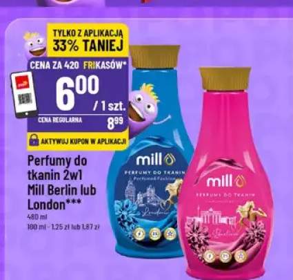 Perfumy do tkanin 2w1 Mill Berlin lub London