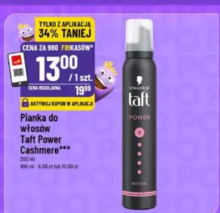 Pianka do włosów Taft Power Cashmere