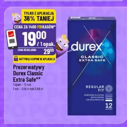 Prezerwatywy Durex Classic Extra Safe
