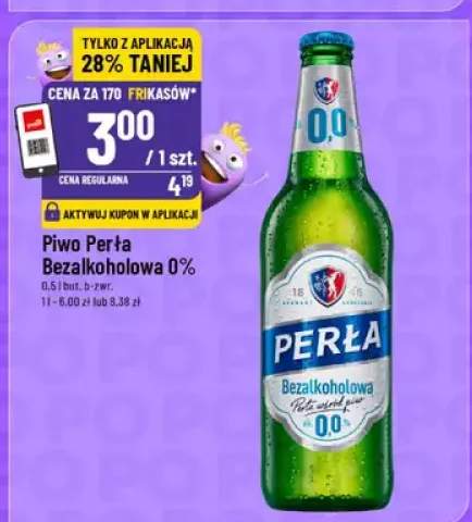 Piwo Perła Bezalkoholowa 0%