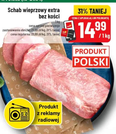 Schab wieprzowy extra bez kości