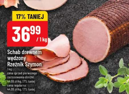 Schab drewnem wędzony