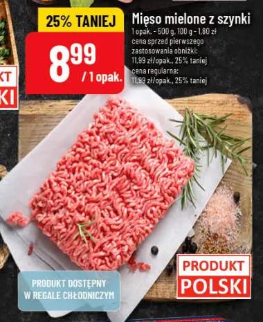 Mięso mielone z szynki