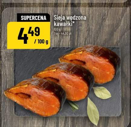 Sieja wędzona kawałki