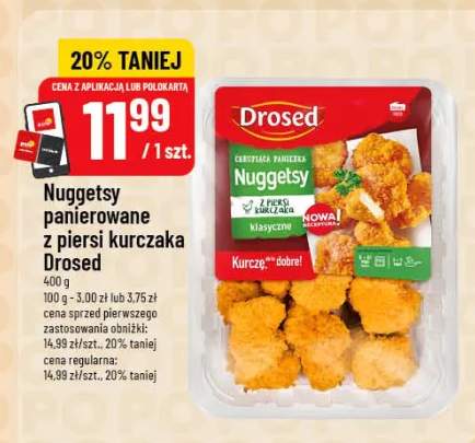 Nuggetsy panierowane z piersi kurczaka