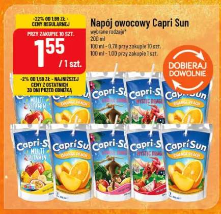 Napój owocowy Capri Sun
