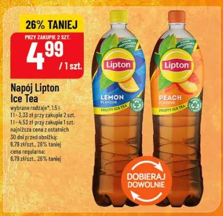 Napój Lipton Ice Tea peach