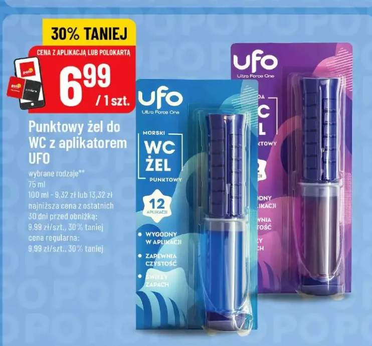 Punktowy żel do WC z aplikatorem Kwiatowy