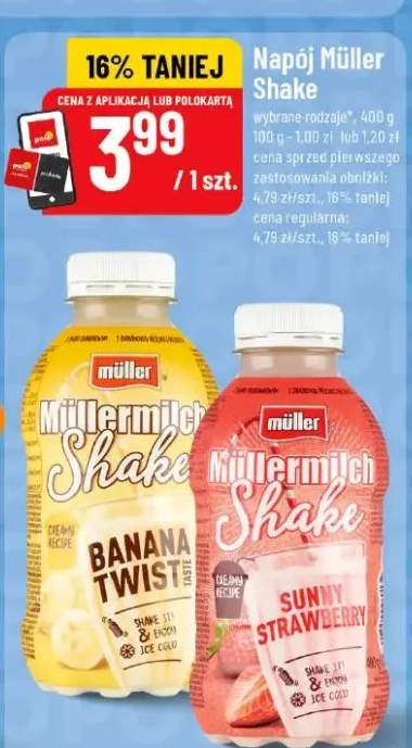 Napój Shake Sunny Strawberry