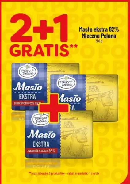 Masło ekstra 82% Mleczna Polana