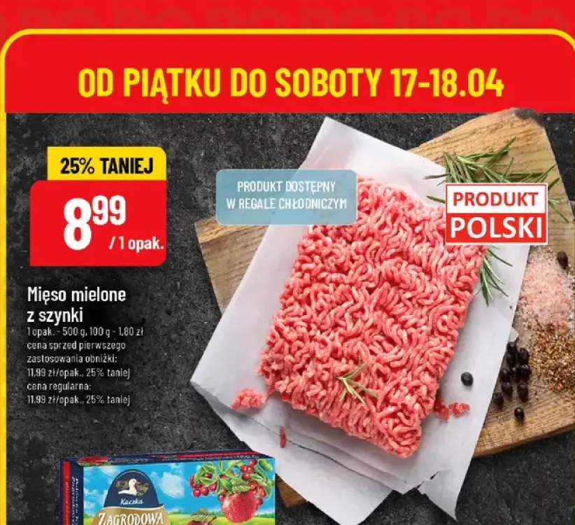 Mięso mielone z szynki