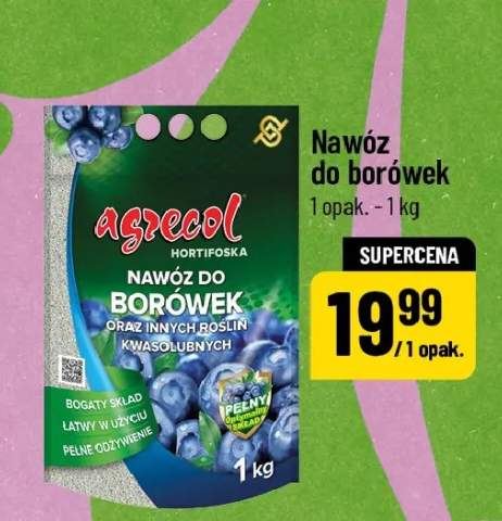 Nawóz do borówek oraz innych roślin kwasolubnych