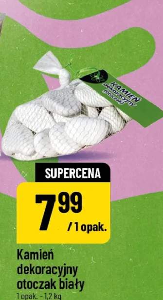 Kamień dekoracyjny otoczak biały