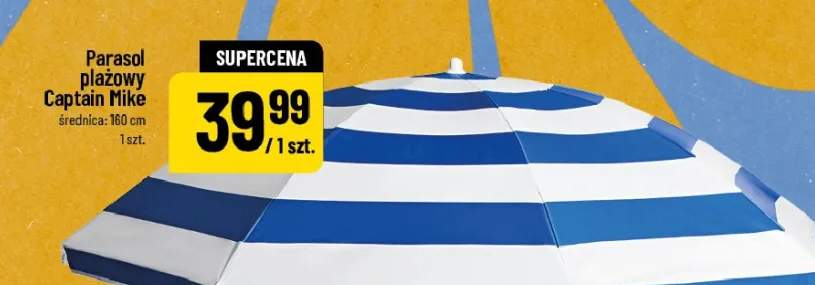 Parasol plażowy średnica 160cm