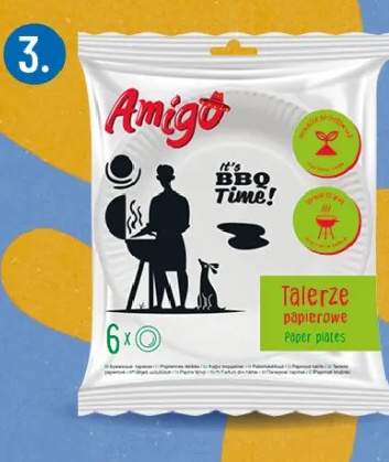 Jednorazowe talerze papierowe średnica 18 cm