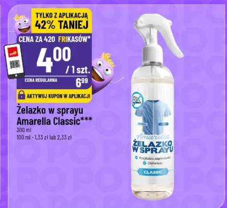 Żelazko w sprayu Amarella Classic