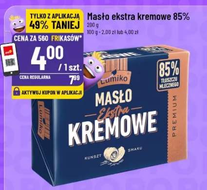 Masło ekstra kremowe 85%