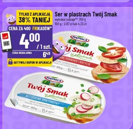 Ser w plastrach Twój Smak wybrane rodzaje