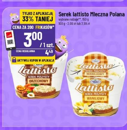 Serek lattisto Mleczna Polana wybrane rodzaje