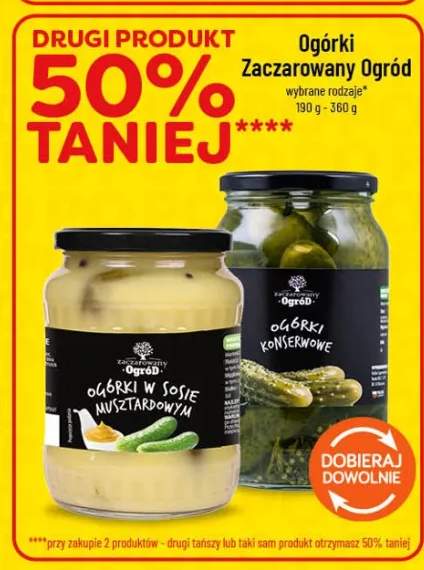 Ogórki Zaczarowany Ogród konserwowe