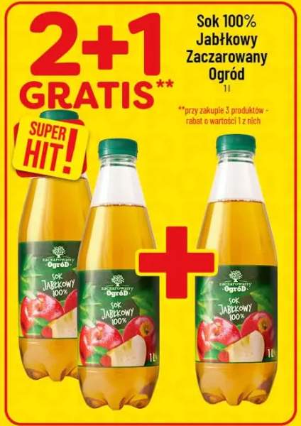 Sok 100% jabłkowy zaczarowany ogród