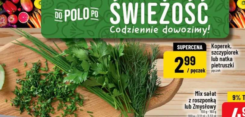 Mix sałat z roszponką lub zmysłowy