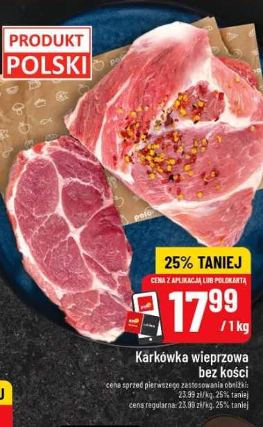 Karkówka wieprzowa bez kości