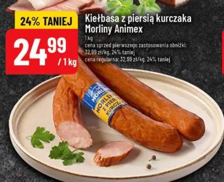 Kiełbasa z piersią kurczaka