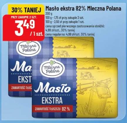 Masło ekstra 82% Mleczna Polana