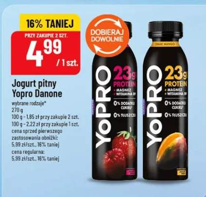 Jogurt pitny Yopro Danone