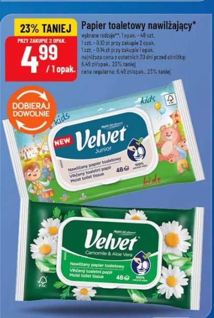 Papier toaletowy nawilżający