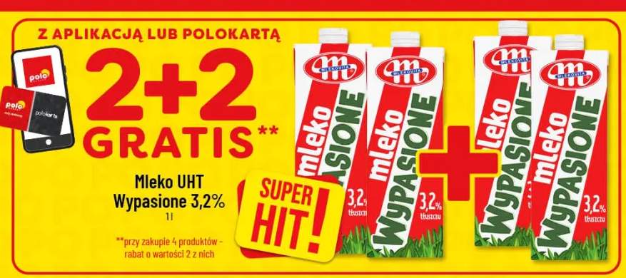 Mleko UHT Mlekovita Wypasione 3,2%